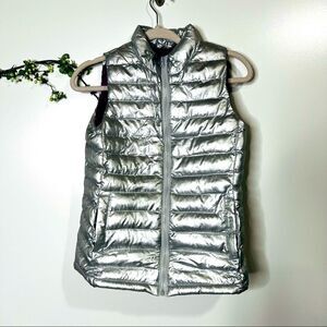 I5 Apparel Silver Puffer Vest